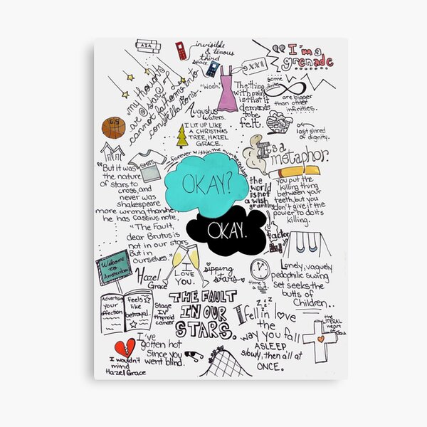 The Fault in Our Stars - ORIGINAL ARTIST Canvas Print