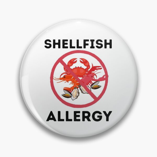 Item preview, No Shellfish !   Allergy Awareness Design  designed and sold by JosTees96.