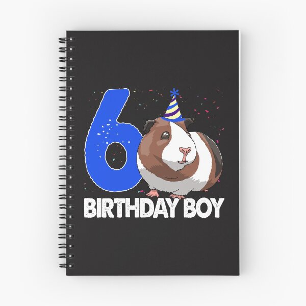 Item preview, Birthday Boy 6 Guinea Pig designed and sold by Bendthetrend.
