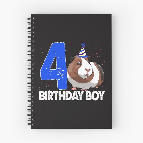Item preview, Birthday Boy 4 Guinea Pig designed and sold by Bendthetrend.