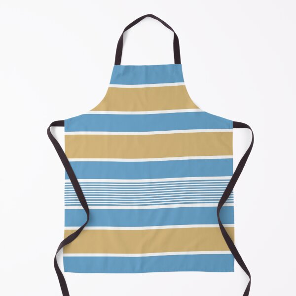 Artikelvorschau, Horizontal stripes, pastel blue, ochre, white entworfen und verkauft von Svitac.