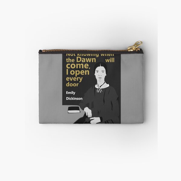 Item preview, EMILY DICKINSON Poem Quote Not knowing when the dawn will come I open every door Classroom decor English teacher gift, Poetry print designed and sold by GalleryArtField.
