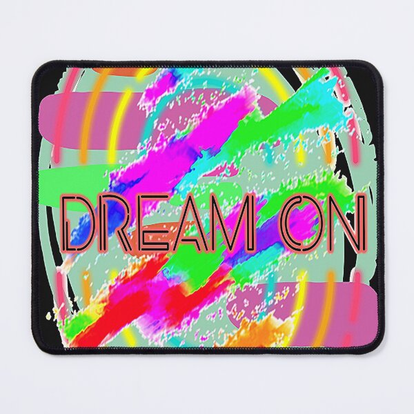 Item preview, Dream On abstract art design, Retro style Vibrant Psychedelic, Arte Abstracto designed and sold by Adri Barnard.