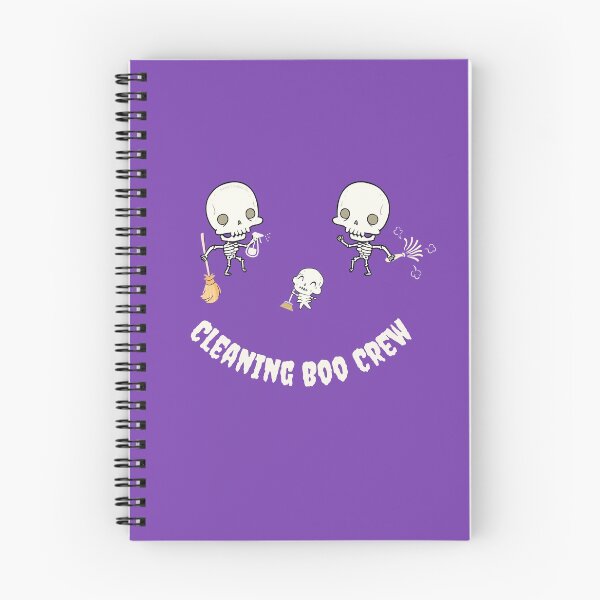 Item preview, Cleaning Boo Crew Housekeeping Halloween Skeleton Fun designed and sold by SavvyCleaner.