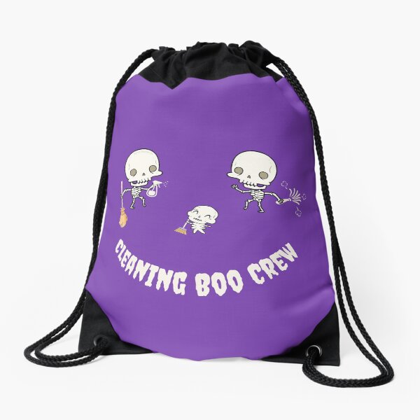 Item preview, Cleaning Boo Crew Housekeeping Halloween Skeleton Fun designed and sold by SavvyCleaner.