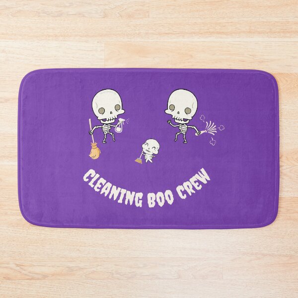 Item preview, Cleaning Boo Crew Housekeeping Halloween Skeleton Fun designed and sold by SavvyCleaner.