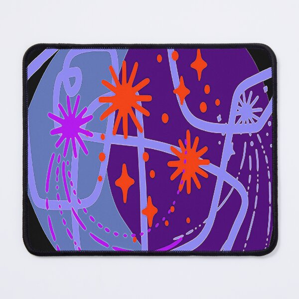 Item preview, ABSTRACT PATTERN LINEAR AND STARS, TRIPPY  PSYCHEDELIC ARTE ABSTRACTO designed and sold by Adri Barnard.