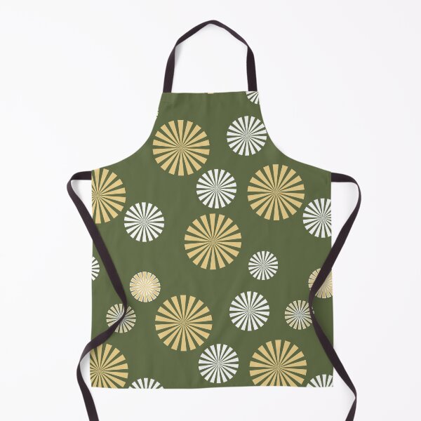Artikelvorschau, Abstract, simple, ornamental, olive green, ochre, white pattern entworfen und verkauft von Svitac.