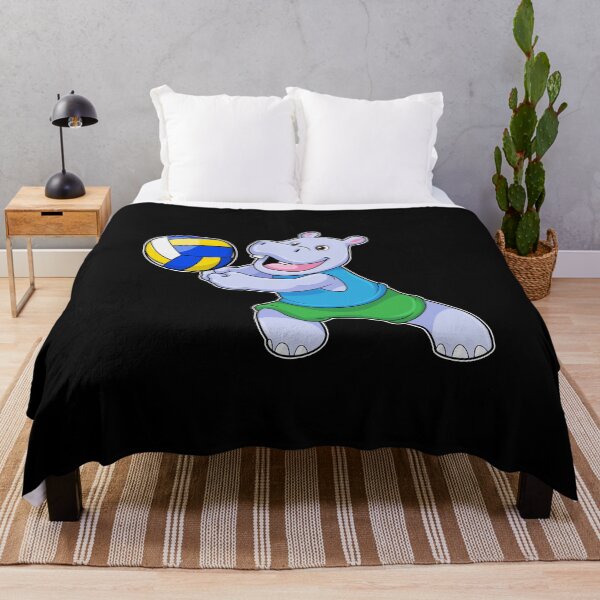 Item preview, Hippo Volleyball player Volleyball designed and sold by Snabdesign84.