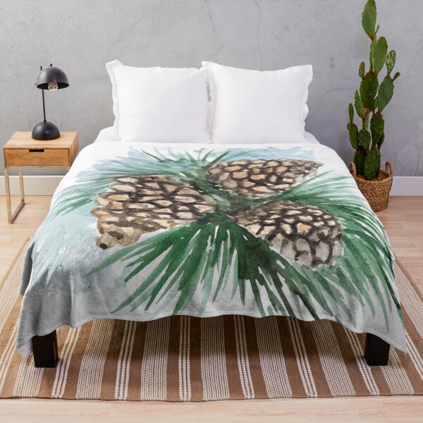 Item preview, Pine Cones in Winter designed and sold by KaylaDaleDesign.