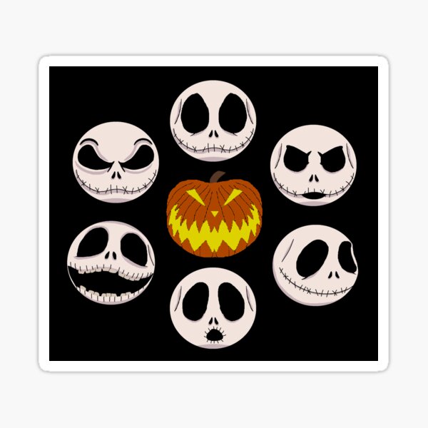 Item preview, the nightmare before christmas jacks many faces designed and sold by Soulfate.