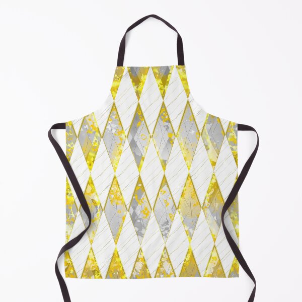 Artikelvorschau, Diamond pattern, white, gold, yellow, light grey, modern, abstract entworfen und verkauft von Svitac.