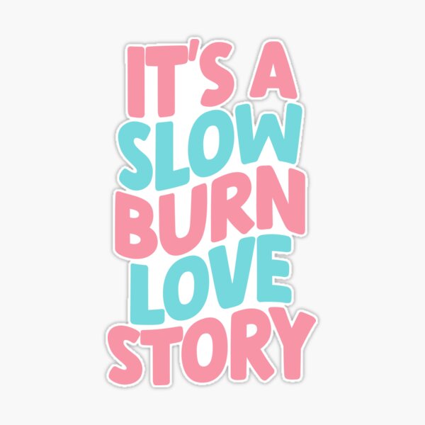 Slow Burn Book Club Sticker for Sale by LitDigital