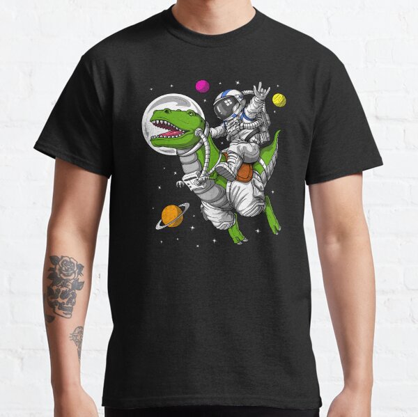 Item preview, Space Astronaut Riding T-Rex Dinosaur designed and sold by Nikolay Lachezarov Todorov.