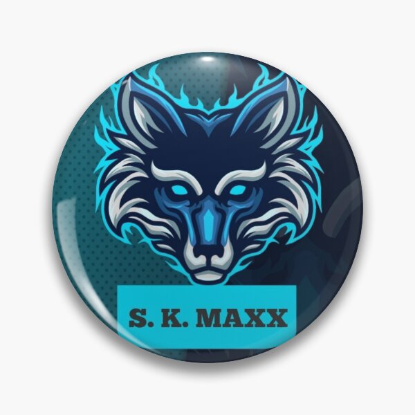 Item preview, Art blue colored Wolf brand logo design designed and sold by SKMAXX.