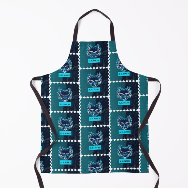 Item preview, Art blue colored Wolf brand logo design designed and sold by SKMAXX.