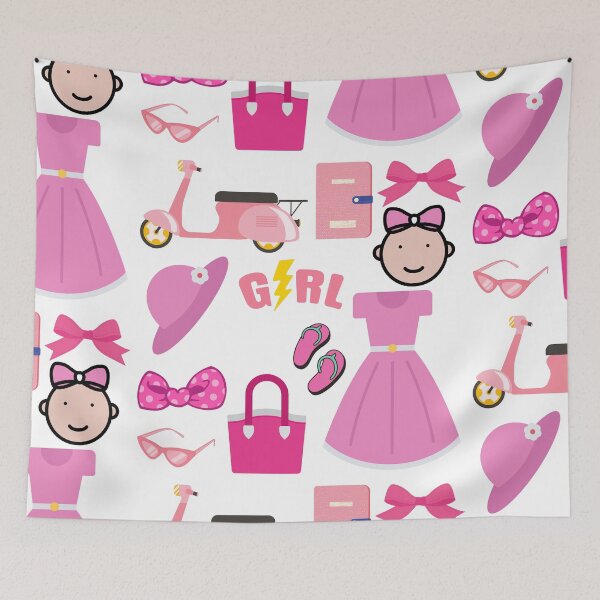 Item preview, Girls Cute Pink Sticker Pack Girl Power  designed and sold by Product  Stella.