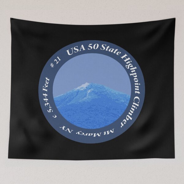 Item preview, Mt Marcy NY 21 of 50 States Highpoint Climbers  designed and sold by janraydesigns.