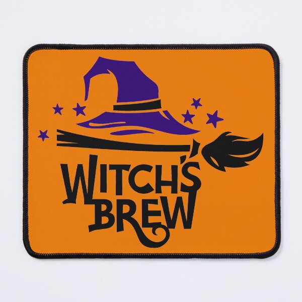 Item preview, Halloween Witches Broom and Hat Brew designed and sold by Pink-Lotus.