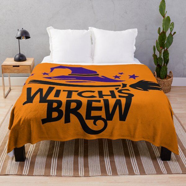 Item preview, Halloween Witches Broom and Hat Brew designed and sold by Pink-Lotus.