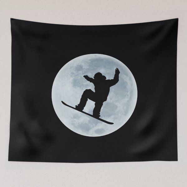 Item preview, Snowboarder Moon Shot designed and sold by GreatWest.