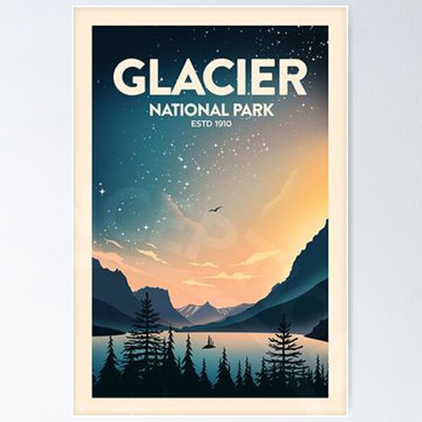 Item preview, Glacier National Park Travel by Studio Inception designed and sold by paulafaulk.