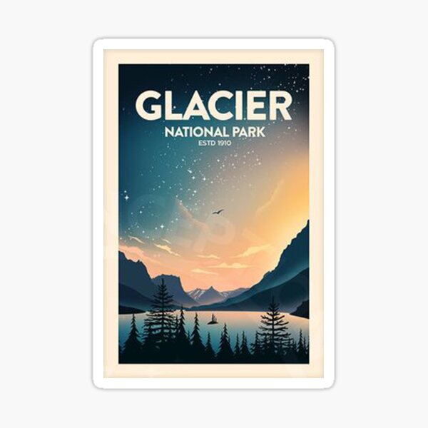 Item preview, Glacier National Park Travel by Studio Inception designed and sold by paulafaulk.