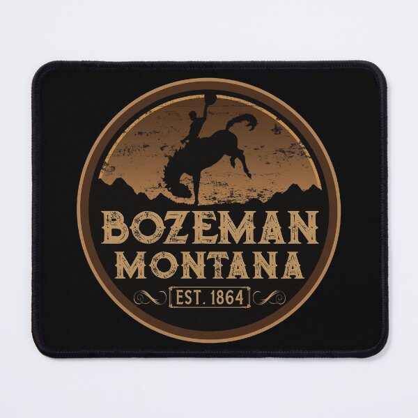 Item preview, Bozeman Montana MT Wild West Cowboy  designed and sold by NoBonesLife.