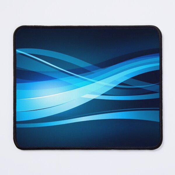 Item preview, Elegant Wavy Azure Lines designed and sold by NexusArts.