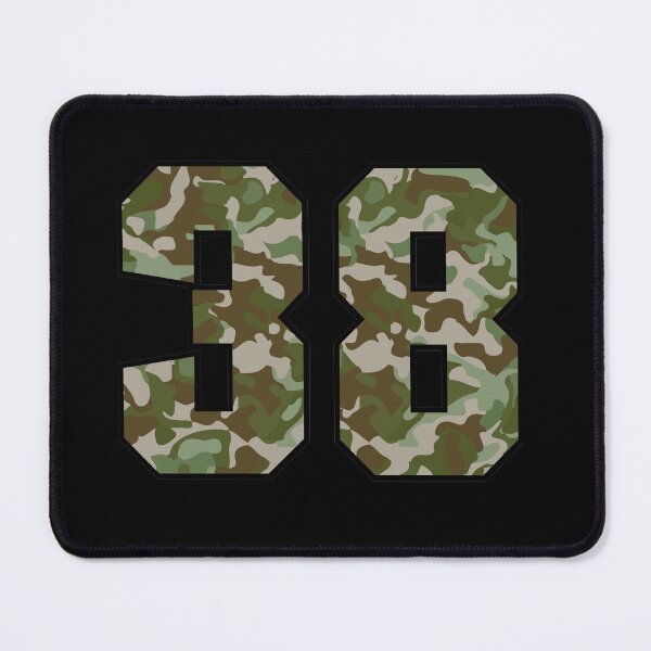 Item preview, Army Camouflage Number Thirty-Eight Soldiers Lucky Number 38 designed and sold by Urosek.
