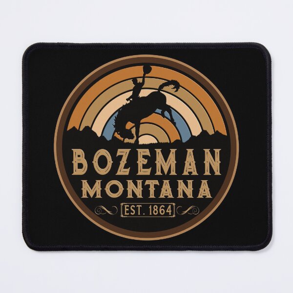 Item preview, Bozeman Montana Retro Wild West Cowboy  designed and sold by NoBonesLife.