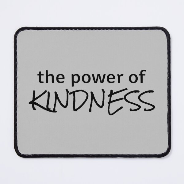 Item preview, Power of Kindness (in English) on gray background designed and sold by ZenNature.