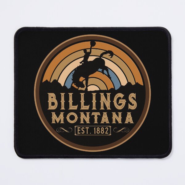 Item preview, Billings, Montana Retro Wild West Cowboy designed and sold by NoBonesLife.