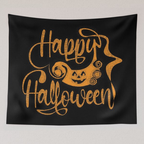 Item preview, Happy Halloween typography and texture designed and sold by CutieBlue.