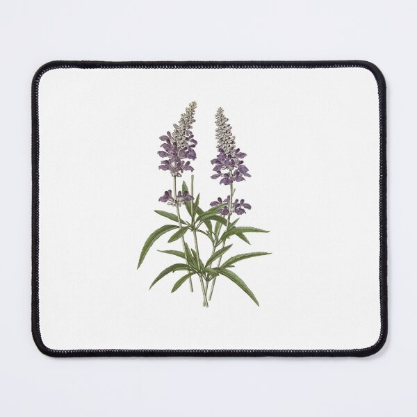 Item preview, botanical encyclopedia flower purple nature designed and sold by fantastiv.