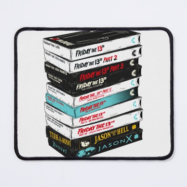 Artikelvorschau, Freitag der 13. VHS-Stack| Perfektes Geschenk| Jason Voorhees Geschenk entworfen und verkauft von kriezselma.
