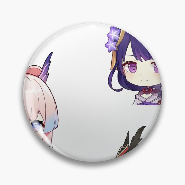 Artikelvorschau, Raiden Shogun BAAL - Kokomi - Kujou Sara - Genshin Impact New Character Chibi Sticker Pack entworfen und verkauft von Omagatoki.
