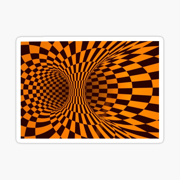 Item preview, Orange Trippy optical illusion  designed and sold by Designs Of all kinds.