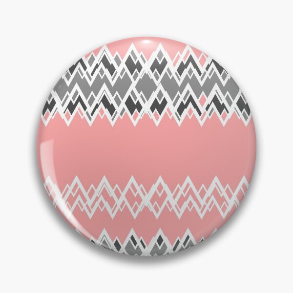 Item preview, Horizontal, elegant, modern, white, grey zig zag lines, pastel blush, pastel pink designed and sold by Svitac.