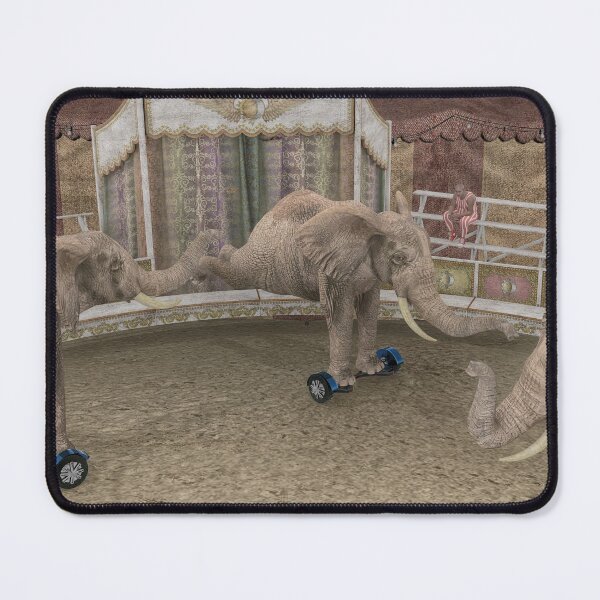 Item preview, Elephants On Hoverboard designed and sold by Mythos57.