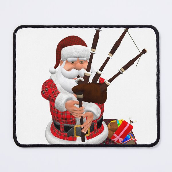 Item preview, Santa Plays Scottish Great Highland Bagpipes designed and sold by Mythos57.