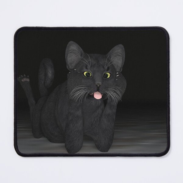 Item preview, Naughty Black Cat designed and sold by Mythos57.