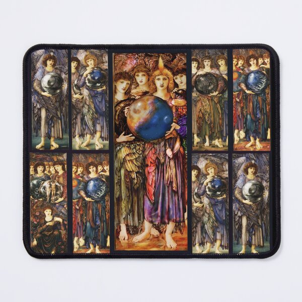 Item preview, SIX DAYS OF CREATION ANGELS AND FOURTH DAY ANGEL by Edward Burne Jones, Complete Series designed and sold by BulganLumini.