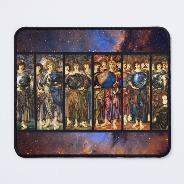 Item preview, SIX DAYS OF CREATION ANGELS by Edward Burne Jones, Cosmic Galaxy designed and sold by BulganLumini.