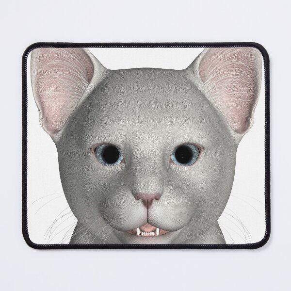 Item preview, White Housecat Portrait designed and sold by Mythos57.