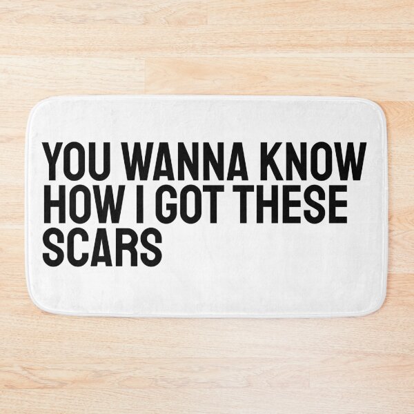 Item preview, You Wanna Know How I Got These Scars Heath Ledger Joker designed and sold by Nadheesh.