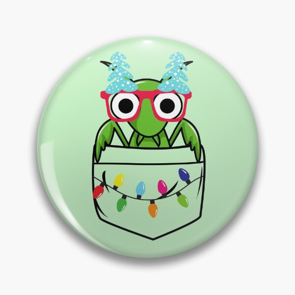 Item preview, Christmas Pocket Praying Mantis designed and sold by JDWCreations.