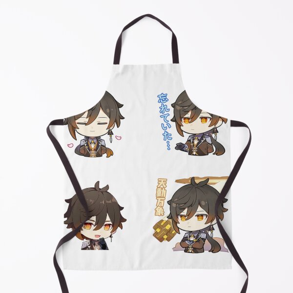 Item preview, Zhongli - Genshin Impact chibi sticker pack designed and sold by Omagatoki.