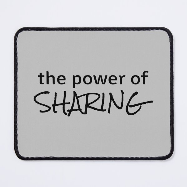 Item preview, Power of Sharing on gray background designed and sold by ZenNature.