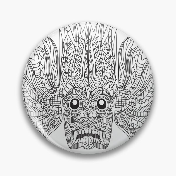Item preview, Yaka - Srilanka Devil mask Sticker designed and sold by vikyky.